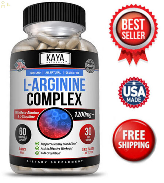 Nitric Oxide No3 Testosterone Booster Libido ED Support L-Arginine Vasodilator