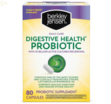 B.J Digestive Health Probiotic, 80 Vegetarian Capsules Lactobacillus GG 10 Billion Cells | Compare To Culturelle Digestive Health Probiotic Active Ingredients 